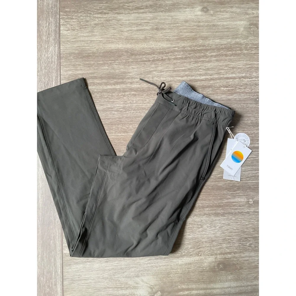 Vuori Meta Elastic Waist Pants Dark Oregano Large New With Tags